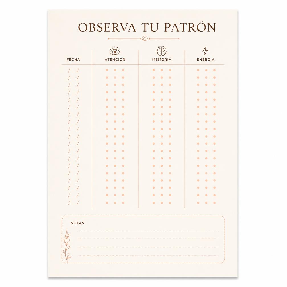 Portada del Bono 4: Observa tu patrón